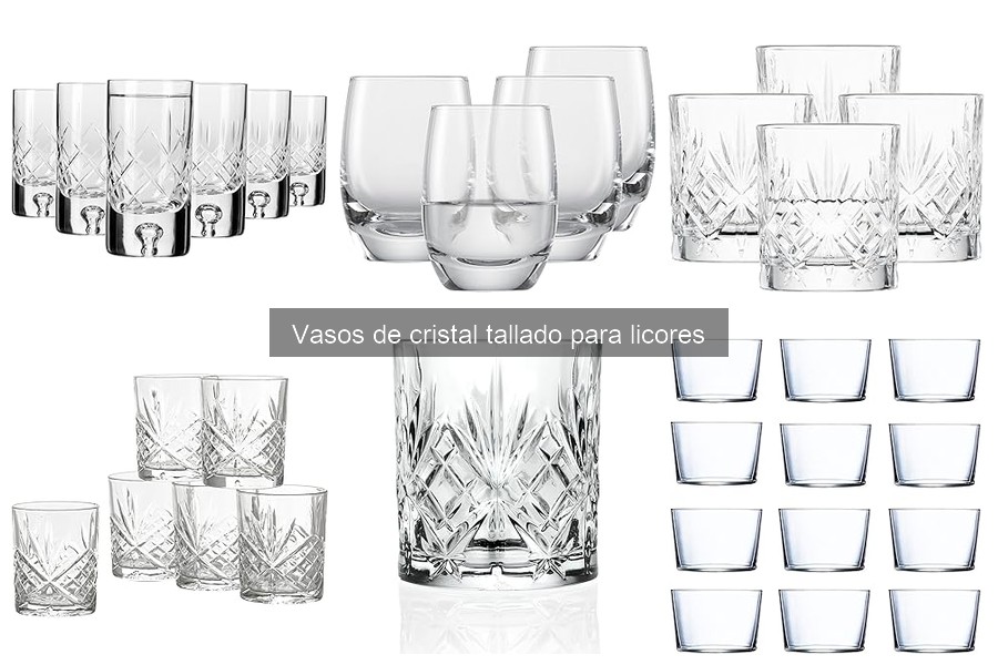 Ventajas de usar vasos de cristal tallado para licores