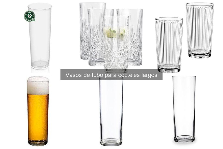 Ventajas de Usar Vasos de Tubo para Cócteles Largos