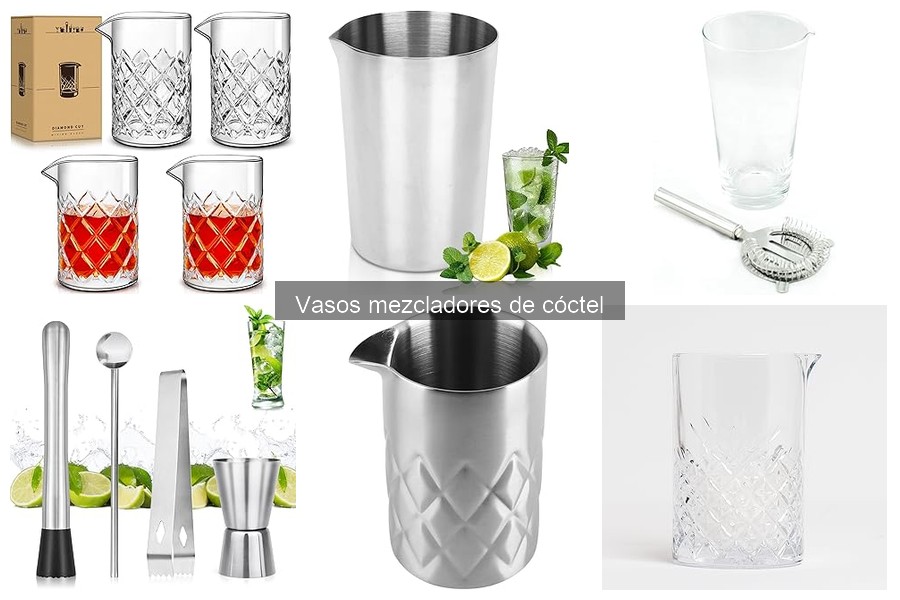 Ventajas de usar vasos mezcladores para cócteles en casa