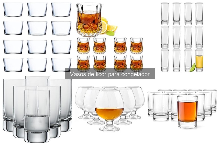 Ventajas de utilizar vasos de licor para congelador