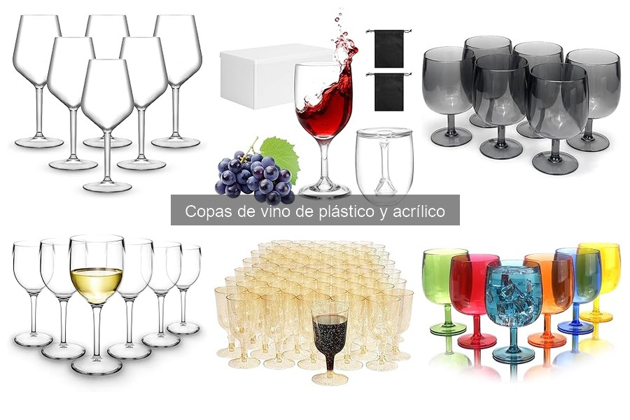Ventajas y desventajas de las copas de vino de plástico