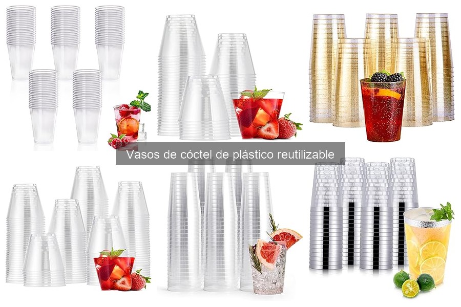Ventajas y desventajas de los vasos de cóctel de plástico reutilizable