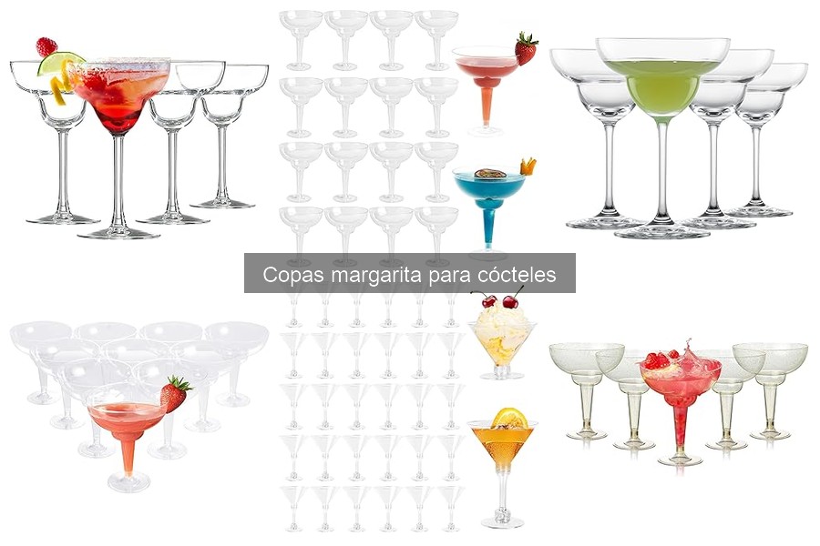 Ventajas y desventajas de usar copas margarita para cócteles